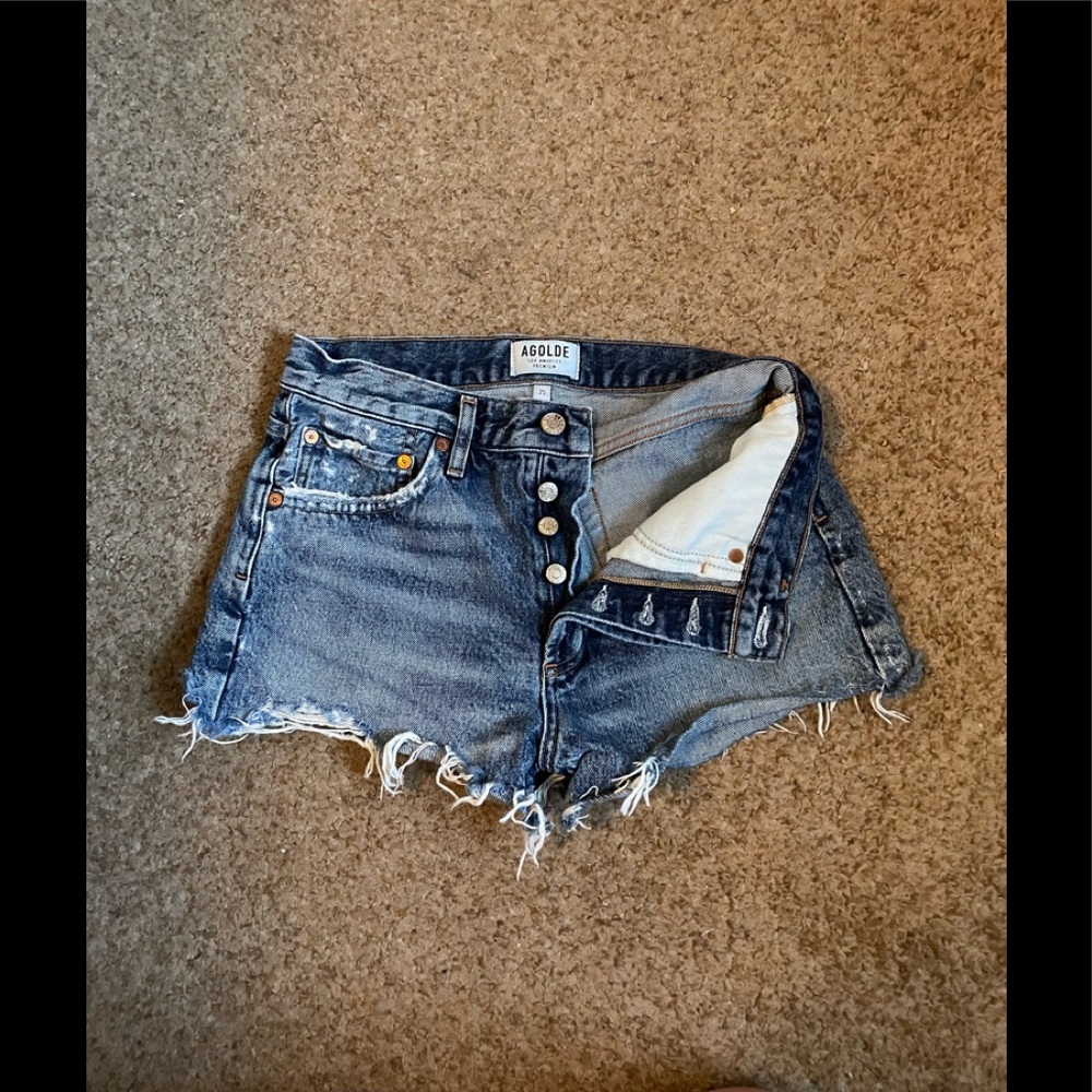 Agolde jean shorts